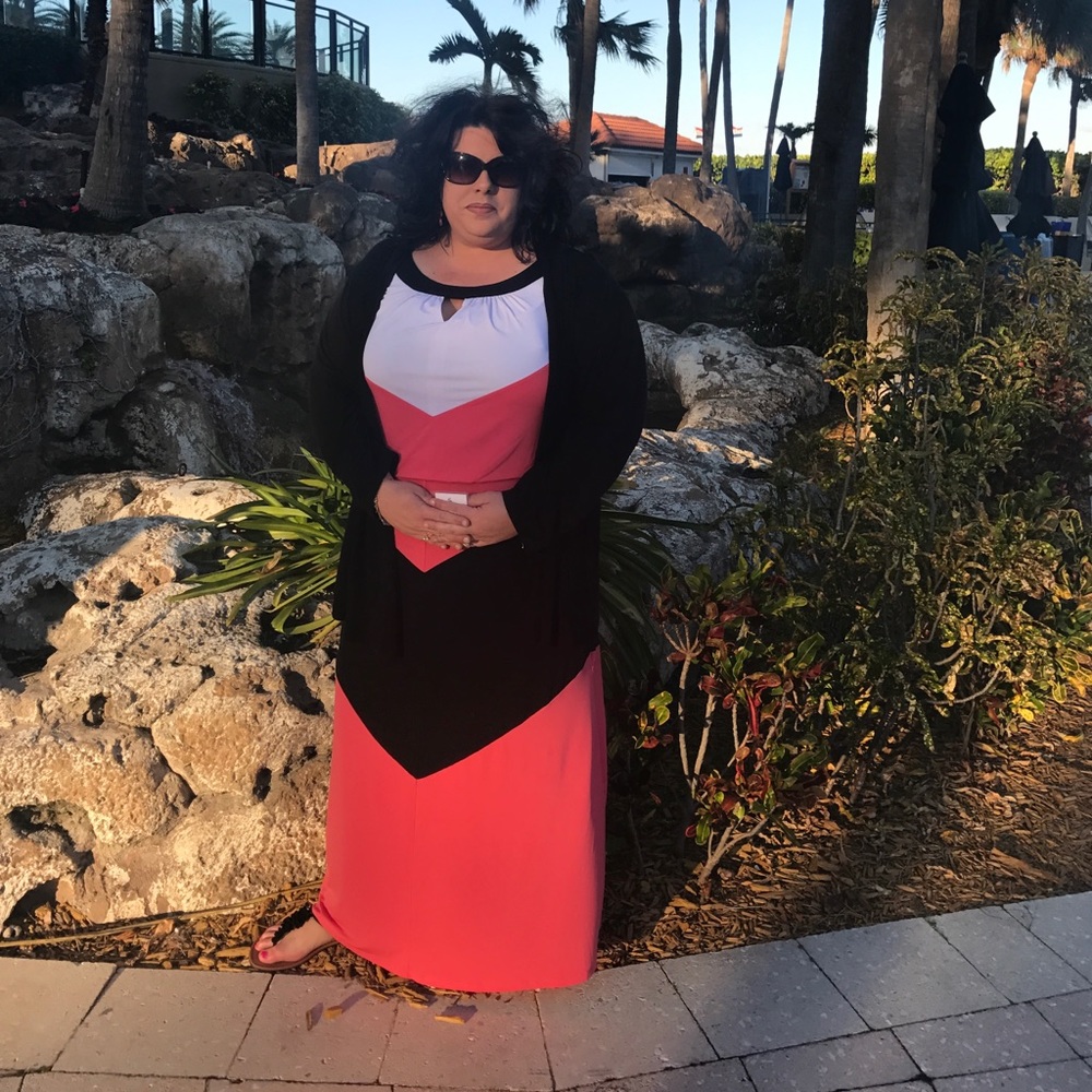 Plus size maxi dress